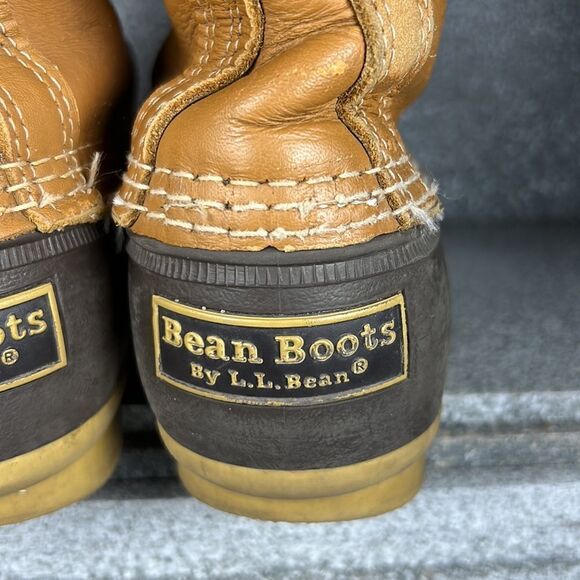 L.L. Bean Bean Boots Rubber Outdoor Rain Yard Boots Shoes Size 7 - Picture 3 of 7
